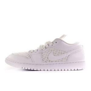 Air Jordan 1 Low Breathe Triple White Lace Summer Mesh DC9508 100 Womens 11.5